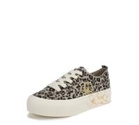 Blowfish Malibu Women's Sadie-Sun 10 Lace-Up Trainers, Leopard, Medium Fit, UK 4