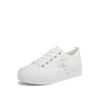 Blowfish Malibu Women's Sadie-Sun 10 Lace-Up Trainers, White, Medium Fit, UK 3