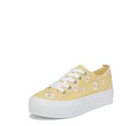 Blowfish Malibu Women's Sadie-Sun 8 Lace-Up Trainers, Butter Yellow, Medium Fit, UK 6