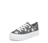 Blowfish Malibu Women's Sadie-Sun 8 Lace-Up Trainers, Charcoal, Medium Fit, UK 4