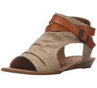 Blowfish Women's Balla Wedge Sandal, Desert Sand Rancher Canvas/Dyecut, 11 M US