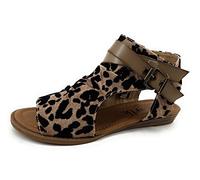 Blowfish Women's Balla4Earth Sandal, Sand Wildcat, 4.0