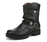 Blowfish Women's Dallas Ankle Biker Boots, Black, Medium Fit, UK 6