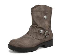 Blowfish Women's Dallas Ankle Biker Boots, Dark Brown, Medium Fit, UK 8