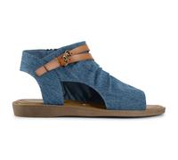 Blowfish Malibu Women's Denver Flat Sandals, Denim Blue, Medium Fit, UK 4