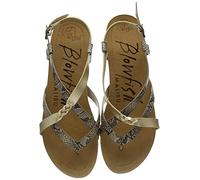 Blowfish Women's Granola-B Sandal, Natural Coiled Love/Pearl Gold Dyecut, 3 UK