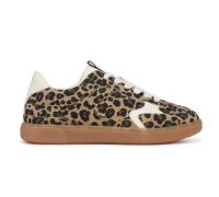 Blowfish Womens Tastic Sneakers Trainers Brown Leopard Lace-Up Casual Vegan
