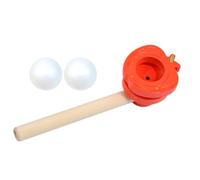 Blowing Ball Lung Capacity Training Game, Ball Blowing Pipe, Breath Exerciser Toy Floating, 15x4.5x4.5cm, Built-In Whistle Function, Encourages Lung Strength For Kids