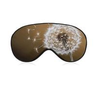 Blown Dandelion Blossom Eye Mask for Women & Men, Breathable & Adjustable Eye Cover, Ultra Soft Sleep Mask, Lightweight Travel Blindfold for Airplane, Nap, Night Sleeping