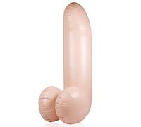 Blowup Dick 55'/ 140 cm - Giant Inflatable Penis - Fun, Waterproof Party Decoration for Gags, Pranks & Celebrations
