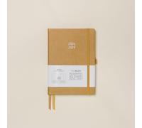 BLOX Academic A5 Diary 2026-27 (Mustard) - Academic Diary - Aug 2026 to Aug 2027 - Week-to-View with 3 Column Grid Layout - organise Your Busy Life - 2026/27 Diary