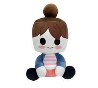 Blox Buddy Bacon Hair Plush Toy - 25cm Roblox-Inspired Soft Stuffed Character for Kids, Gamers & Collectors - Kawaii Gamer Gift (Noob Girl)