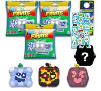 Blox Fruits Mystery Blind Bag Set - 3 Pack Mystery Bags Bundle with Random Collectable Series 2 Video Game Mini Figures Plus Stickers, More | Blox Fruits Collectibles