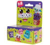 BLOXIES 2 Pack Blind Collectible - Stackable, collectable Mini Animal Friends, building blocks with moving feature, cute animal designs, fidget toy, 18 to collect, Multicolour, suitable for ages 3+