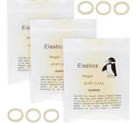 BLPRKOT 300 Pieces Orthodontic Elastic Bands, 5/16 Inch, Clear, Natural Rubber, 1 Count