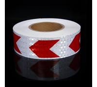 BLPRKOT Safety Tape Reflective Adhesive Tape Reflective Tape Reflective Tape Red And White Reflective Tape, White Adhesive Safety Tape Reflective Tape Beacon Tape