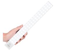 BLS 60 LED Closet Lights - Battery Powered, Super Bright Under Cabinet Lighting, Motion Sensor, Wireless, 2400mah Rechargeable, 120 Days Run Time