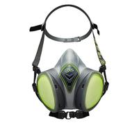 BLS 8400next ABEK1P3 R D Protective Half Mask in TPE with Integrated ABEK1P3 Filters, Ready to Use and Without Maintenance. For Gas/Vapours, Toxic Powders, Bad Odors, Acids and Ammonia