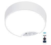 BLS Ceiling Lights Motion Sensor Lights Indoor, 120 LED Lights Battery Powered with Remote, Ultra Bright Lights for Closet Pantry Laundry Toilet Garage Stair Hallway 400LM(Battery Not Included)