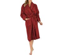 BLSMÓ Luxury Egyptian Cotton Spa Robe - 100% Terry Towelling Bathrobe | Ultra-Soft, Absorbent, Unisex Dressing Gown for Men & Women | Premium Quality (UK, Alpha, L, XL, Regular, Regular, Wine)