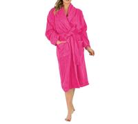 BLSMÓ Luxury Egyptian Cotton Spa Robe - 100% Terry Towelling Bathrobe | Ultra-Soft, Absorbent, Unisex Dressing Gown for Men & Women | Premium Quality (UK, Alpha, S, M, Regular, Regular, Fuchsia)