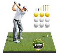 Bltend Golf Mat 36mm Thickened: 5x4ft Heavy-Duty Golf Hitting Mats Practice Outdoor/Indoor, Elite Artificial Turf Matt Training Aid for Backyard/Garage/Driving Range/Simulators, Ideal Gifts for Men