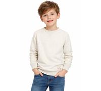 Blu Apparel Kids Premium Crew Neck Sweatshirt Boys Girls Cotton Blend Sweaters Unisex Childrens Jumper (UK, Age, 3 Years, 4 Years, Regular, Oatmeal)