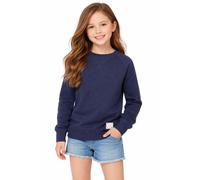 Blu Apparel Kids Premium Crew Neck Sweatshirt Boys Girls Cotton Blend Sweaters Unisex Childrens Jumper (UK, Age, 7 Years, 8 Years, Regular, Navy)