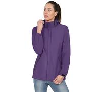 Blu Apparel Ladies Waterproof Jacket Womens Rain Coat Rain Jackets for Women Windproof Breathable Mesh Lined (UK, Numeric, 12, Regular, Regular, Purple)
