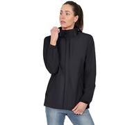 Blu Apparel Ladies Waterproof Jacket Womens Rain Coat Rain Jackets for Women Windproof Breathable Mesh Lined (UK, Numeric, 18, Regular, Regular, Black)
