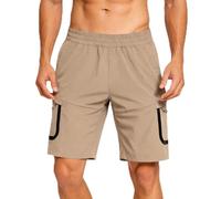 Blu Apparel Men’s Outdoor Sports Shorts - Lightweight Quick-Dry Hiking & Running Shorts with Zipper Pockets, Breathable Athletic Shorts for Gym, Travel & Casual Wear