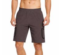 Blu Apparel Men’s Outdoor Sports Shorts - Lightweight Quick-Dry Hiking & Running Shorts with Zipper Pockets, Breathable Athletic Shorts for Gym, Travel & Casual Wear