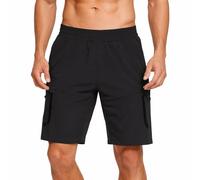 Blu Apparel Men’s Outdoor Sports Shorts - Lightweight Quick-Dry Hiking & Running Shorts with Zipper Pockets, Breathable Athletic Shorts for Gym, Travel & Casual Wear