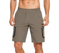 Blu Apparel Men’s Outdoor Sports Shorts - Lightweight Quick-Dry Hiking & Running Shorts with Zipper Pockets, Breathable Athletic Shorts for Gym, Travel & Casual Wear