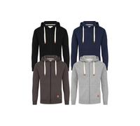 Blu Apparel Men'sJenson Full Zip Hoodie: Black / XX Large