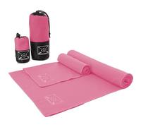 Blu Apparel Mircrofibre Towel (Pink, Beach Towel)