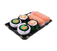 Blu Apparel Novelty Pizza Burger Sushi Gift Box Socks for Men Women Unisex Birthday Mothers Day Present 3, 4 or 5 pairs (3 Pack Sushi)