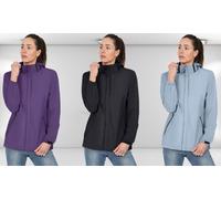 Blu Apparel Women'sMesh Lined Rain Jacket : Purple / UK 14