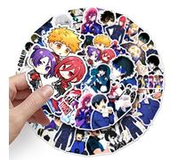 BLU Lock Stickers 50Pcs Graffiti Decal Isagi Yoichi Figure Notebook DIY Sticker Bachira Meguru Decal for Tablets Mug Skateboard Bike Helmet Waterproof Decorative Stickers
