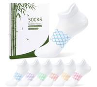 Blu Ninfee Bamboo Trainer Ankle Socks Women, Ladies Sports Seamless Socks