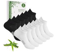 Blu Ninfee Bamboo Trainer Socks Womens 3-5, Ladies Ankle Sports Socks