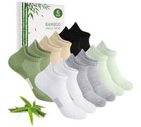 Blu Ninfee Bamboo Trainer Socks Womens 6-8, Ladies Ankle Sports Socks