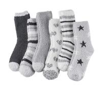 Blu Ninfee Thermal Fluffy Bed Socks for Womens, Ladies Warm Cosy Socks