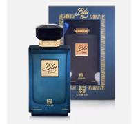 Blu Oud edp perfume for men 100ml - leather spicy woody Bergamot musk Agarwood