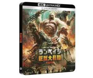 Blu-Ray 4K Uhd Rampage - Furia Animale (Japanese Steelbook) (4K Ultra Hd+Blu-Ray) [Region Free] [Blu-ray]