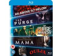 Blu ray 5-Movie Starter Pack: Mama/The Purge/Purge: Anarchy/OUIJA/As A (Blu-ray)
