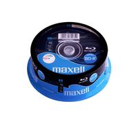 Blu-ray Disc Maxell BD-R 25 GB, 1-4x Speed fullprintable in Cakebox, 25-pack