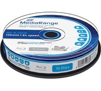 MediaRange MR500 BD-R Blu-ray Discs 6x 25GB (Pack of 10) (US IMPORT)