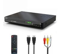 Blu-ray DVD Player for TV -1080P HD Blu-ray Player with HDMI AV Coaxial Output, USB-IN, Dolby DTS Surround Sound, Region B/2 Blu-Ray Disc and All Regions dvds (Metal Enclosure)