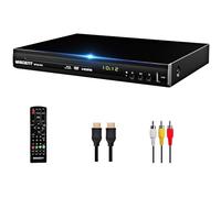 Blu Ray DVD Player, Full HD 1080P Blue Ray Player Play Multi Region DVDs & Region B/2 BluRay DVD Players UK, Support USB Flash Drive, Blu-ray Player with HDMI AV Coaxial Output